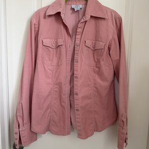 LOFT Blush Pink Collared Shirt